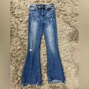 Risen size 25/1 high rise flare bottom jeans